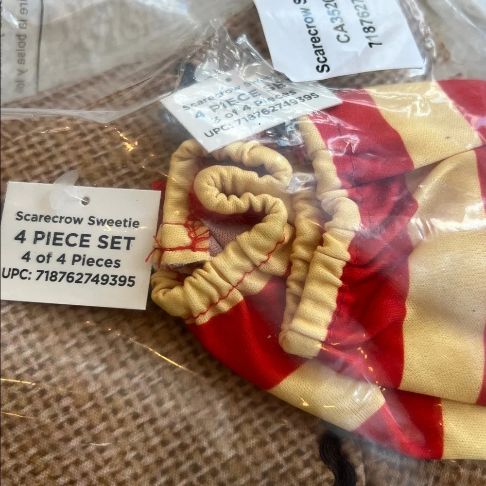 Scarecrow sweetie costume girls small 6/6X